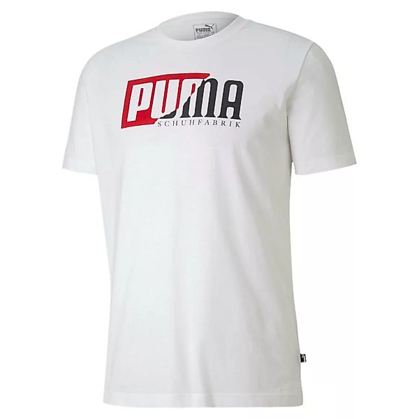 Puma Flock Graphic Kurzarm T-shirt L Puma White günstig online kaufen