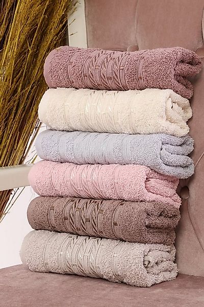 herémood Handtuch Set Küche- Hand- und Badetuch 6 er Set: Luxuriöse Komfort günstig online kaufen