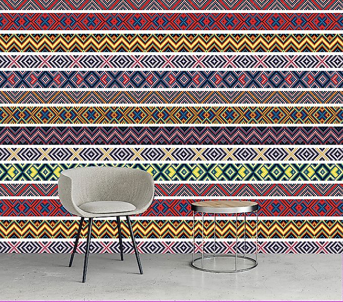 queence Vinyltapete »Davis«, Streifen, 90x250cm, selbstklebend, kinderleich günstig online kaufen