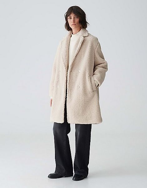 OPUS Langmantel Teddymantel HONISE Loose im Oversize Look günstig online kaufen