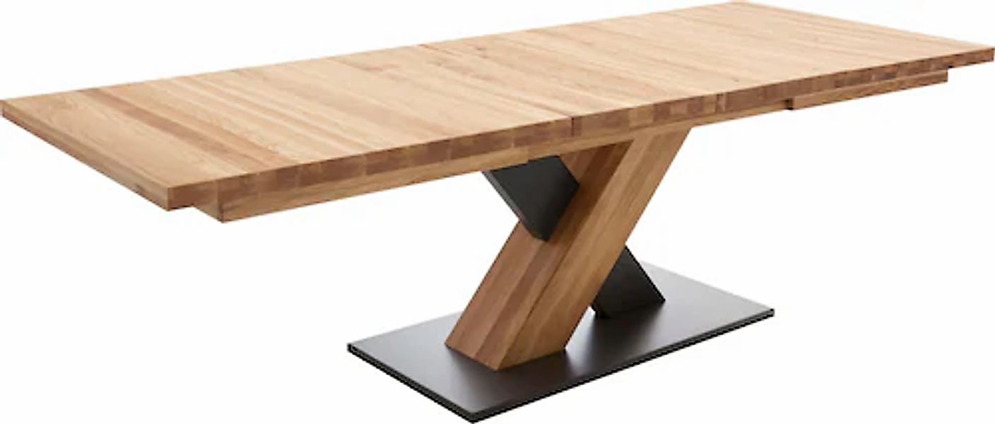 MCA furniture Esstisch »Mendoza A«, Esstisch Massivholz mit Synchronauszug günstig online kaufen
