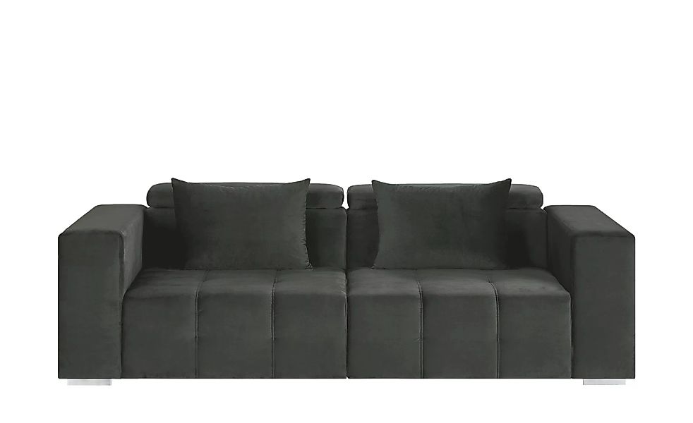 switch Big Sofa - grau - 261 cm - 79 cm - 120 cm - Polstermöbel > Sofas > B günstig online kaufen