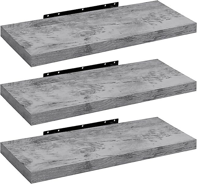 Woltu Wandregal, Set 3-tlg., Wandboard für günstig online kaufen