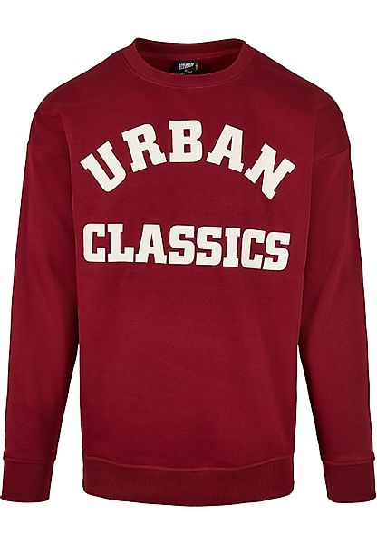 URBAN CLASSICS Rundhalspullover "Urban Classics Herren College Print Crew", günstig online kaufen