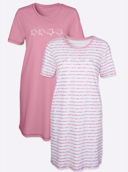 wäschepur Nachthemd "Kurzarm-Sleepshirts" günstig online kaufen