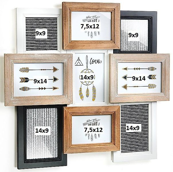 locker Bilderrahmen "Collage KONTRAST" günstig online kaufen