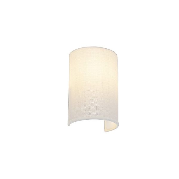 Qazqa Wandleuchte Drum, ohne Leuchtmittel, E27, günstig online kaufen