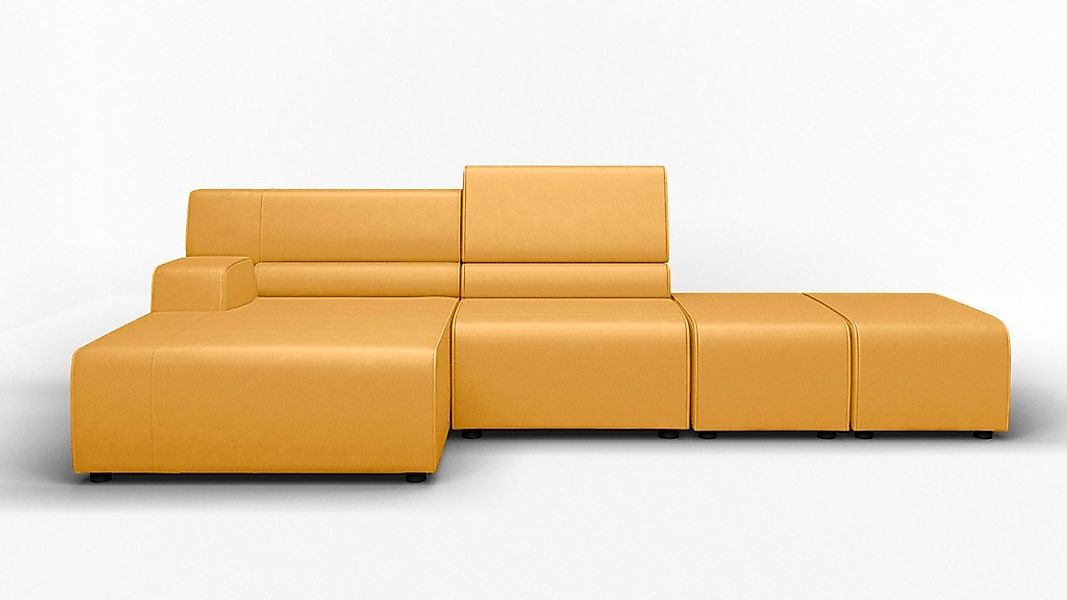 Egoitaliano Ecksofa »Babouche, Designsofa mit außergewöhnlichem Sitzkomfort günstig online kaufen