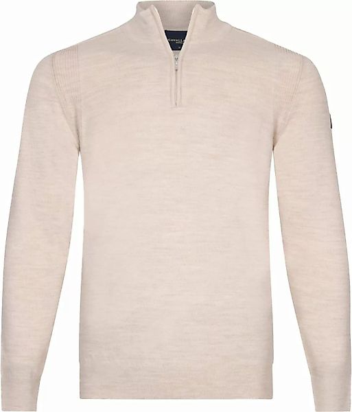 Cavallaro Palio Half Zip Pullover Wool Blend Ecru - Größe XXL günstig online kaufen