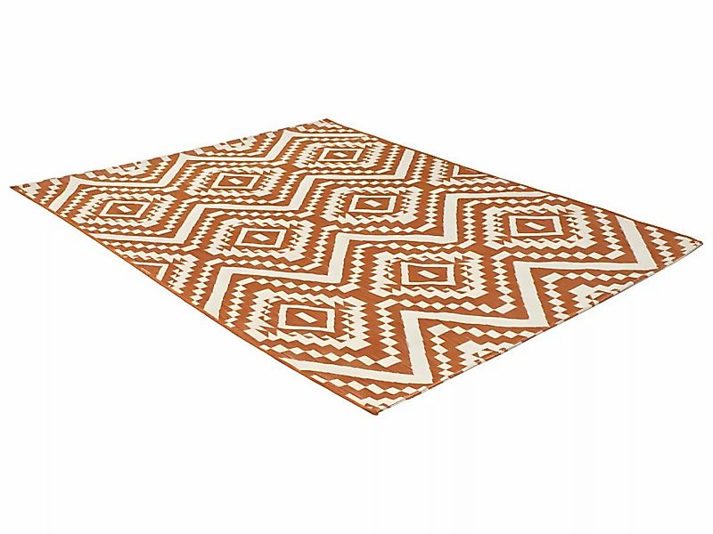 Teppich Indoor & Outdoor - 150 x 200 cm - Orange - CAREA günstig online kaufen