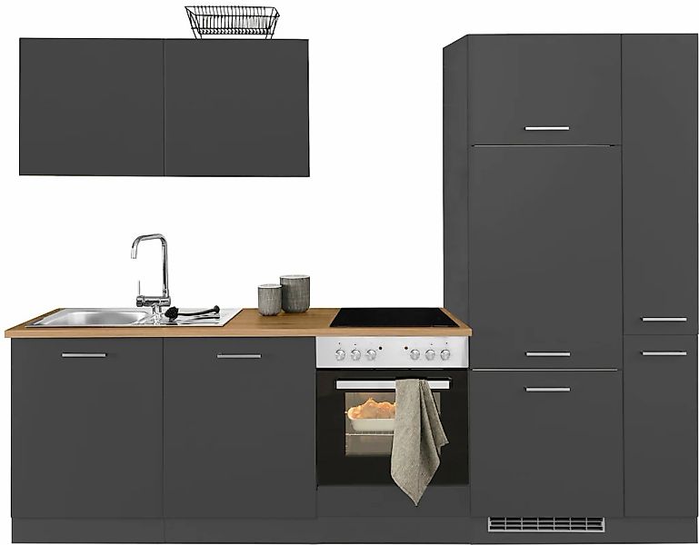 KOCHSTATION Küchenzeile "KS-Kehl" ohne E-Geräte, Breite 270 cm, für Kühlsch günstig online kaufen