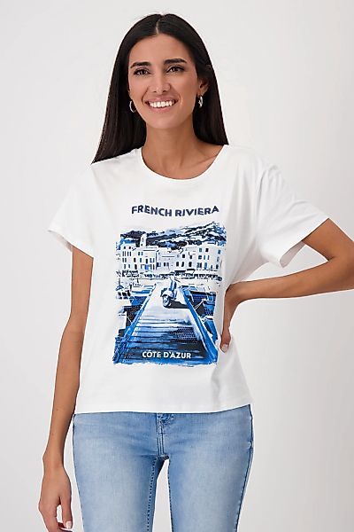 Monari T-Shirt "Shirt French Riviera", Mit Rundhalsausschnitt günstig online kaufen