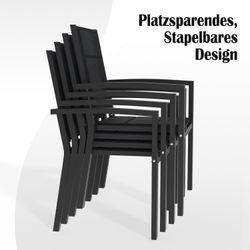 HOMALL Gartenstuhl Klappstuhl (2er Set) Aluminium günstig online kaufen