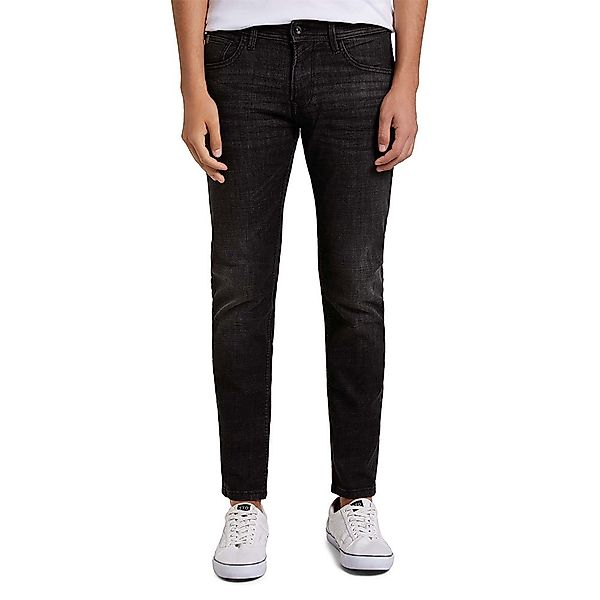 Tom Tailor Piers Super Slim Jeans 31 Dark Stone Black Denim günstig online kaufen