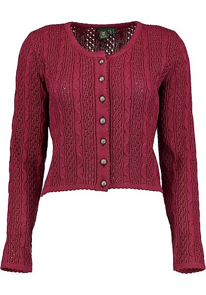 OS Trachten Strickjacke Gnoyor Trachtenjacke mit Zopfmuster günstig online kaufen