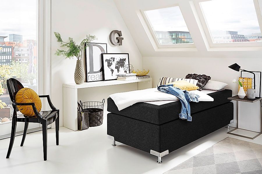 Westfalia Schlafkomfort Boxspringbett "Holland" ohne Kopfteil, frei im Raum günstig online kaufen