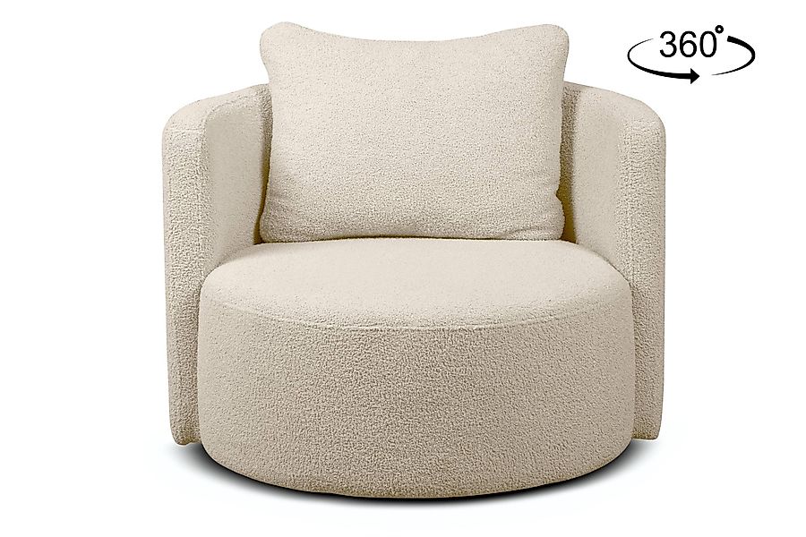 KONSIMO® Drehsessel Loungesessel RAGGI, mit 360° günstig online kaufen