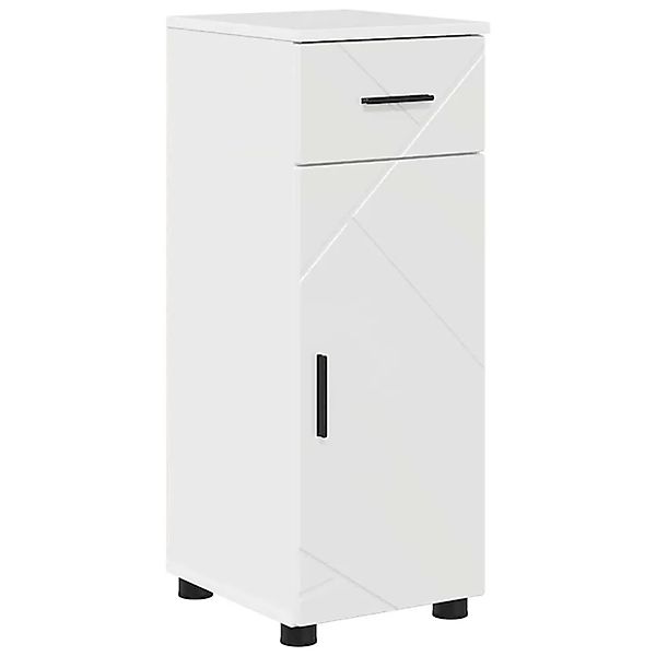 vidaXL Badezimmerschrank mit Schubladen Hochglanz Weiß 30 x 35 x 80 cm 8833 günstig online kaufen