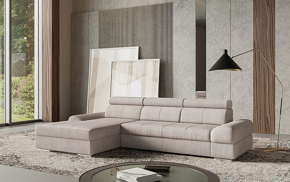 sit&more Ecksofa "Broadway L-Form", inklusive Kopfteilverstellung, wahlweis günstig online kaufen