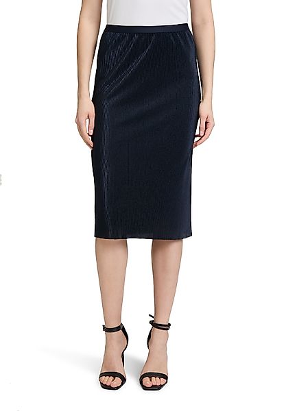 Betty&Co Midirock "Betty & Co Damen Midirock mit Plissee", Plissee günstig online kaufen