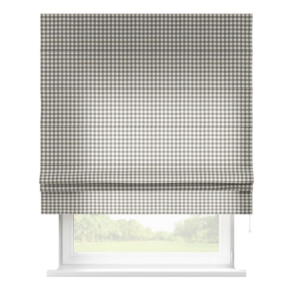 Dekoria Raffrollo Padva, grau-ecru , 120 x 150 cm günstig online kaufen