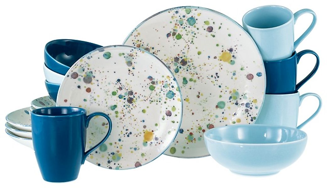 CreaTable Kombiservice »Candy Drops, Kombi-Service 16-tlg.« Unregelmäßige b günstig online kaufen