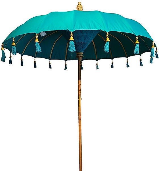 Van der Leeden Sonnenschirm Balischirm Dekoschirm Ø 185 CM Stoff 3 Farben, günstig online kaufen