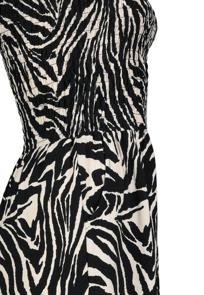 SUBLEVEL Jumpsuit Tiermuster mit trägerlosem Design günstig online kaufen