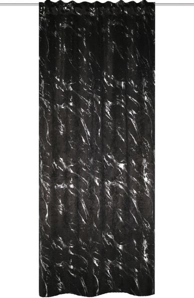 HOME WOHNIDEEN Vorhang Verdunkelungsvorhang FORCE, Silberdruck, günstig online kaufen