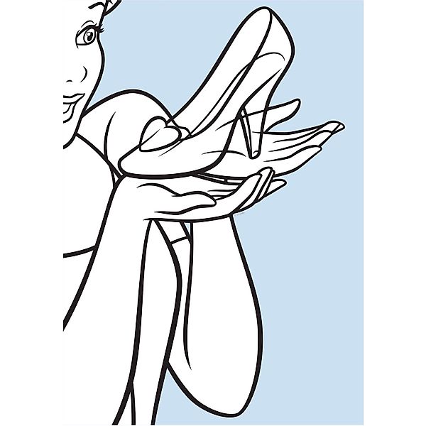 Komar Bild "Cinderella Glass Shoe", Disney, (1 St.), Wandbild zur Dekoratio günstig online kaufen