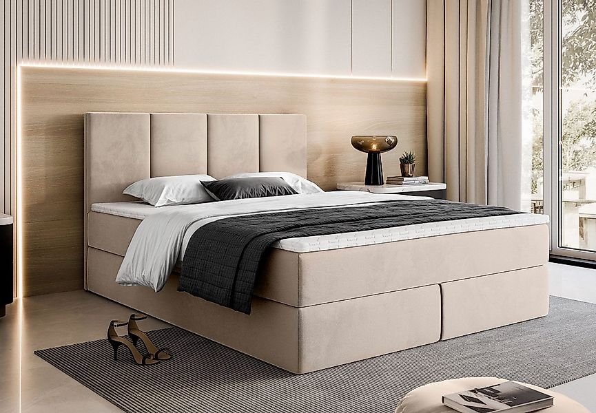 Lookway Boxspringbett ELZA – Komfortables und modernes Polsterbett für jede günstig online kaufen