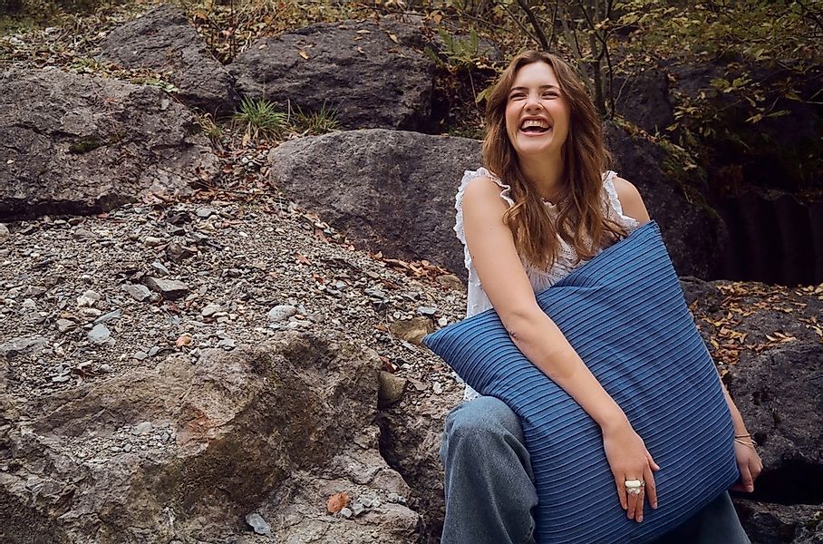 PAD Dekokissen "Lamonte" Kissenhülle ohne Füllung, Uni Farben, 1 Stück, ver günstig online kaufen