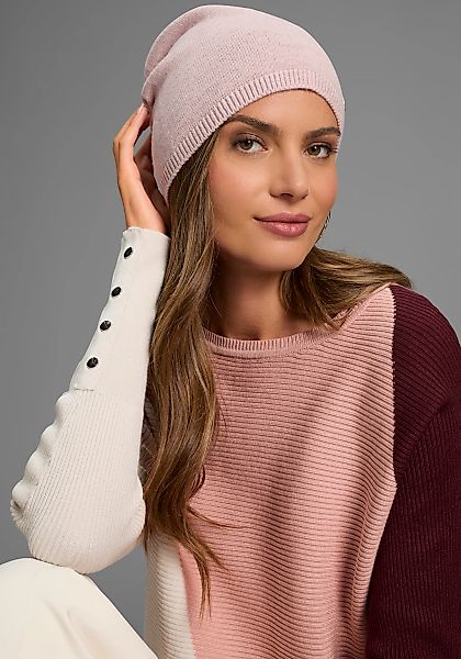 Laura Scott Beanie, mit modischen Rippenabschlüssen - NEW günstig online kaufen