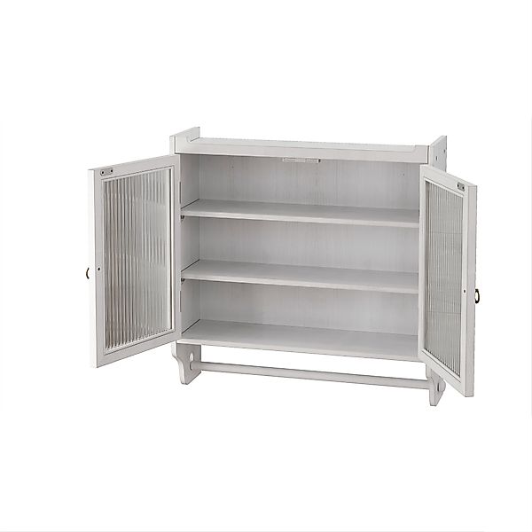 Celya Wandhängeschrank Glas-Wandregal, Hängeschrank küche, 63cm günstig online kaufen