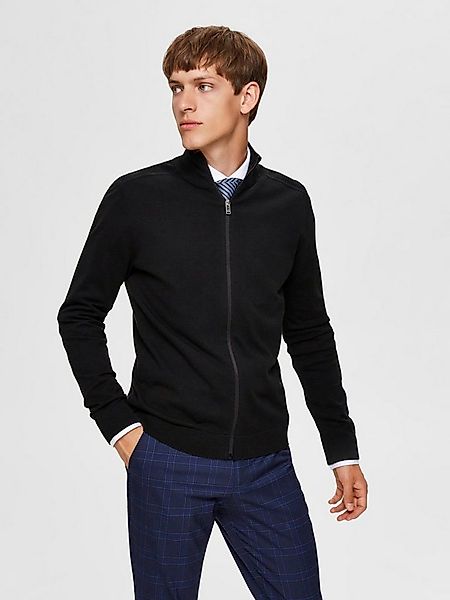 SELECTED HOMME Cardigan Einfarbige Strickjacke Basic Cardigan Baumwolle SLH günstig online kaufen
