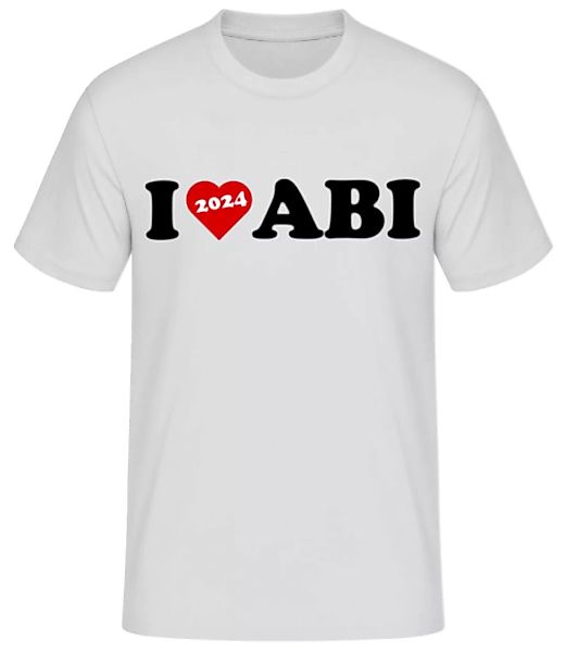 I Love Abi 2024 · Männer Basic T-Shirt günstig online kaufen