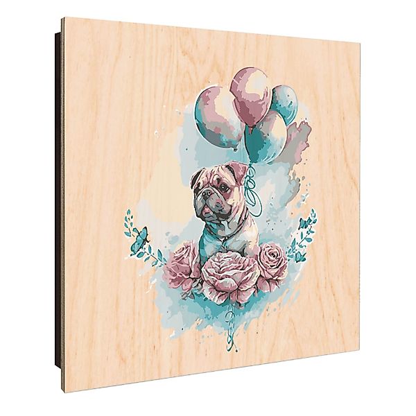 Banjado Großer Schlüsselkasten Holz 30x30cm Schwarz Scharnier Links 50 Hake günstig online kaufen