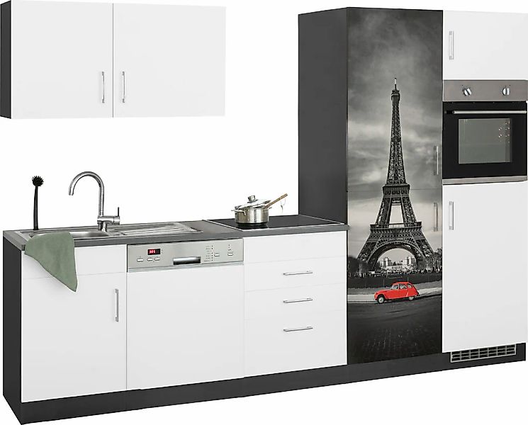HELD MÖBEL Küchenzeile "Paris", ohne E-Geräte, Breite 290 cm günstig online kaufen