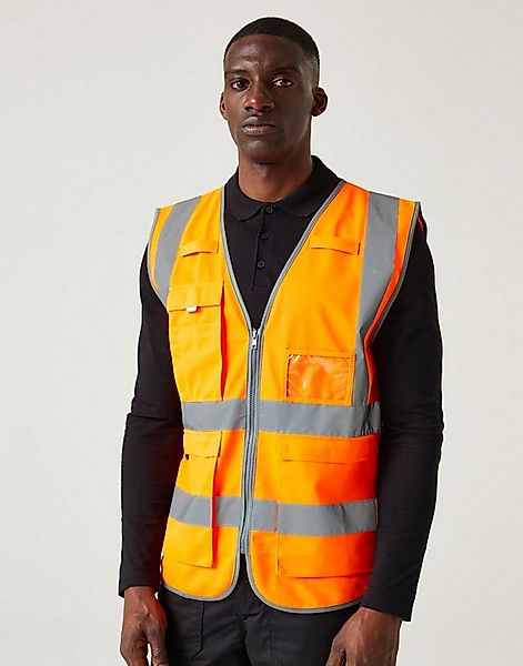 Regatta Professional Warnweste Pro Hi-Vis Executive Vest Warnweste günstig online kaufen