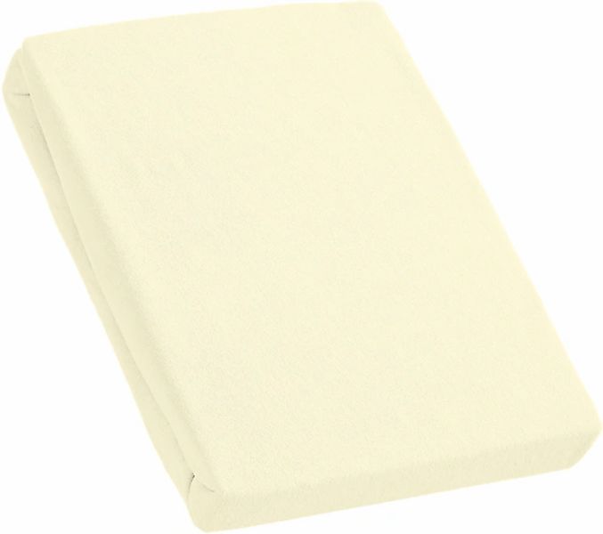 KUM Spannbettlaken "Frottee Spannbetttuch" bis ca. 30 cm Matratzenhöhe, wei günstig online kaufen