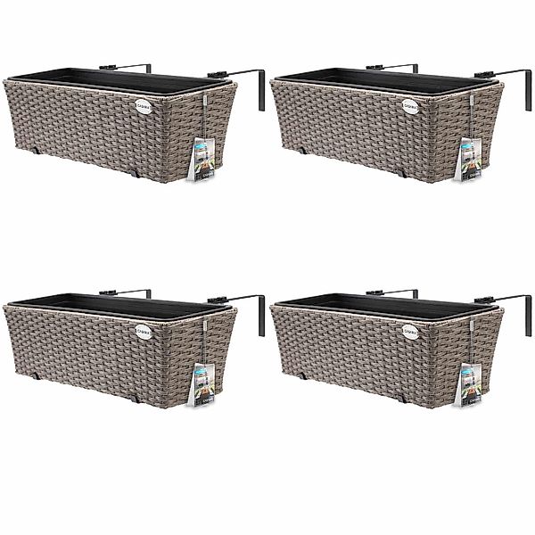 Casaria Blumenkasten, 4er Set 11 Liter günstig online kaufen