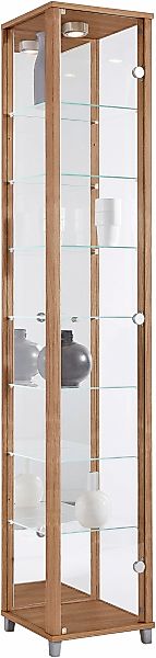 fif möbel "OPTIMA" Standvitrine/Glasvitrine 1x Glastür,perfekt für Sammler, günstig online kaufen