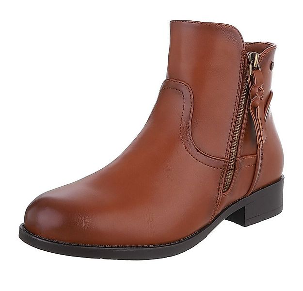 Ital-Design Elegante Ankle-Boots mit Reißverschluss für Damen Stiefelette ( günstig online kaufen
