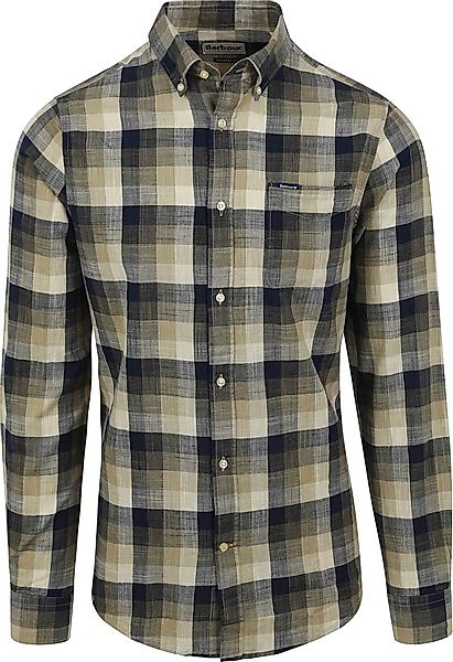 Barbour Hillroad Hemd Kariert Grün - Größe XXL günstig online kaufen