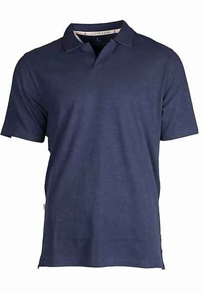colours & sons Poloshirt Colours & Sons Herren Polo - blau M (1-tlg) günstig online kaufen