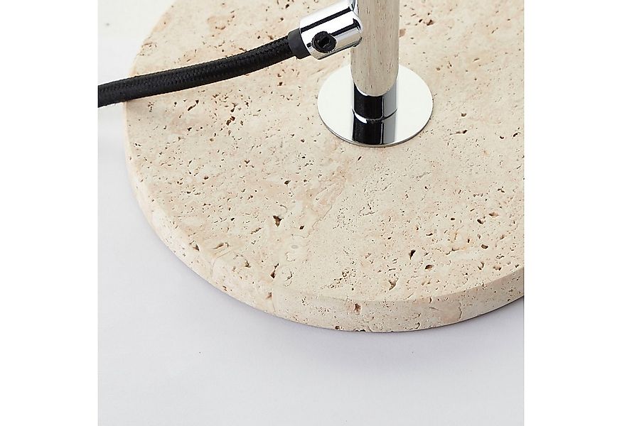 LeGer Home by Lena Gercke Tischleuchte Linnea Pilz Lampe - Travertin Steinf günstig online kaufen