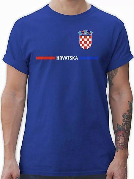 Shirtracer T-Shirt Kroatisches Trikot Wappen, Hrvatska mit Stolz, Hrvatska- günstig online kaufen