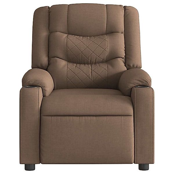 vidaXL Sessel Massagesessel Braun Stoff (1-St) günstig online kaufen