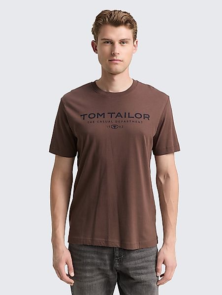 TOM TAILOR T-Shirt T-Shirt aus Baumwolle günstig online kaufen