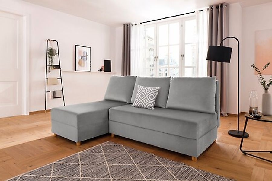 INOSIGN Ecksofa »Mick L-Form«, Longchair links/rechts montierbar, wahlweise günstig online kaufen